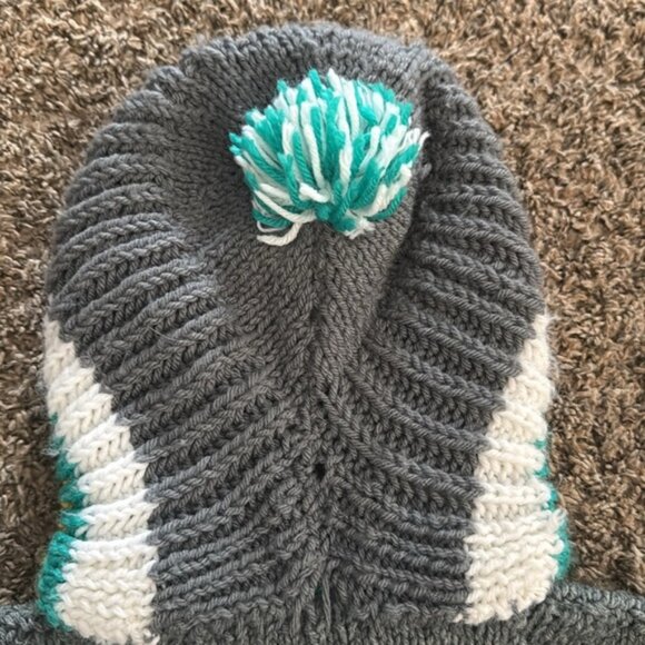 Handmade Bunny Easter Sweater With Hood Carrots - Picture 9 of 13